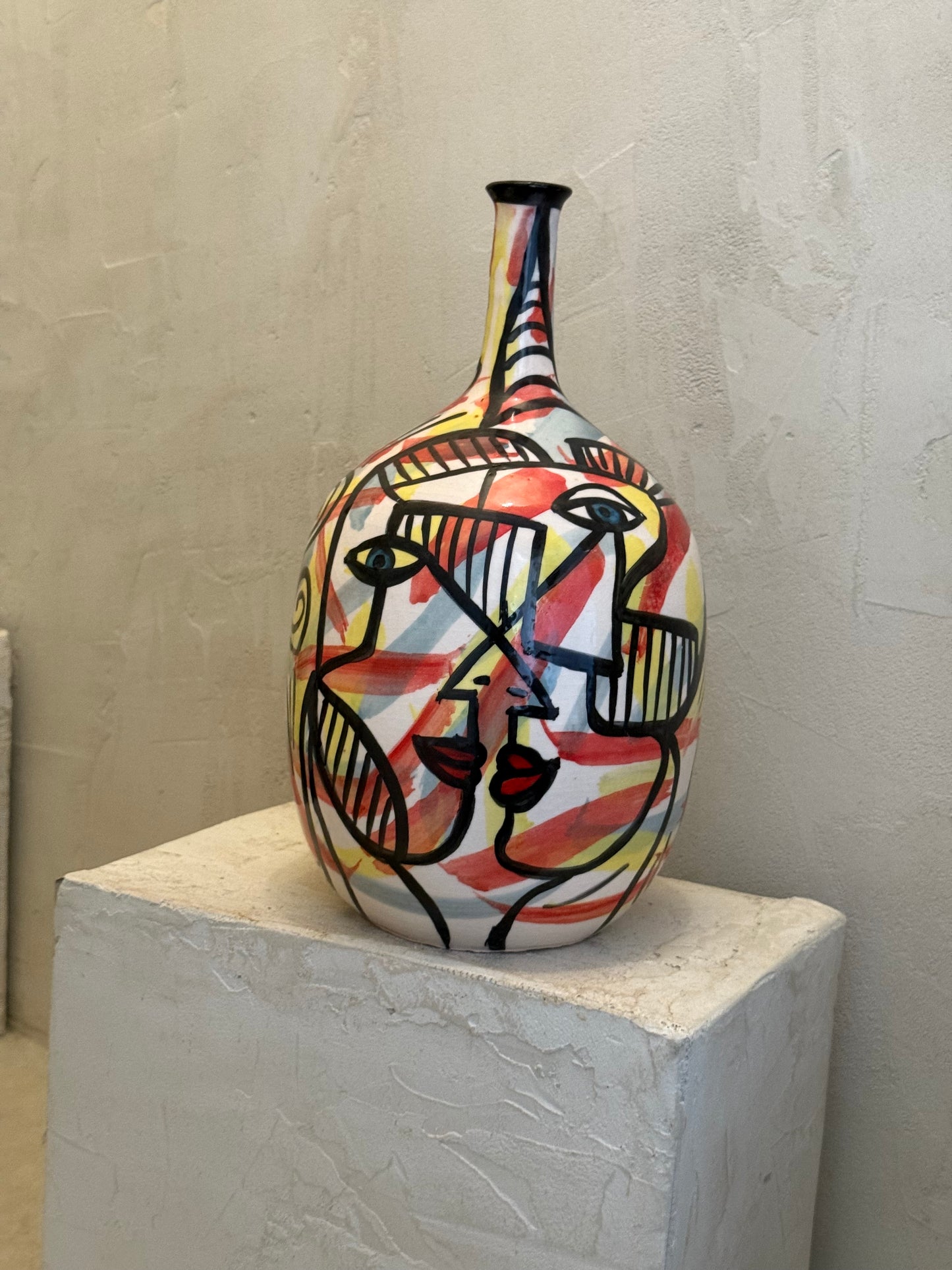 Vase Berbère Pop Art « Muse »