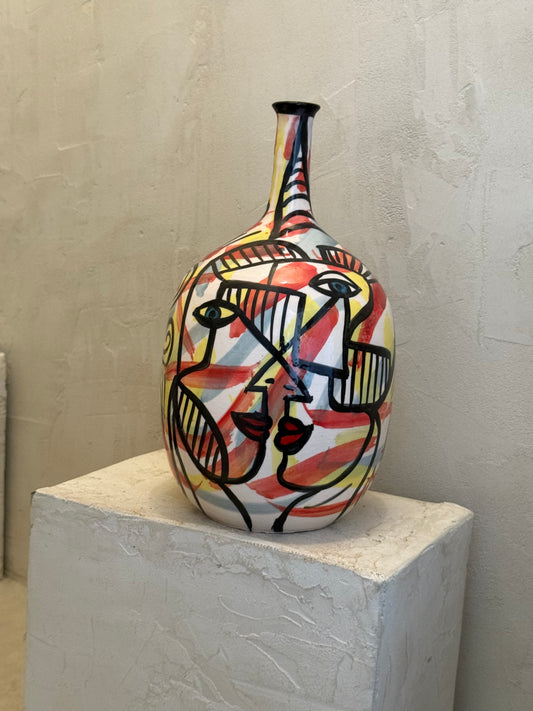Vase Berbère Pop Art « Muse »